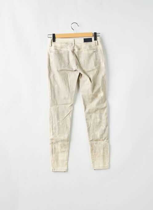 Blugi cu croială slim bej REIKO femeie