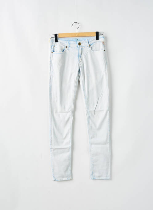 Blugi cu croială slim albastru REPLAY femeie