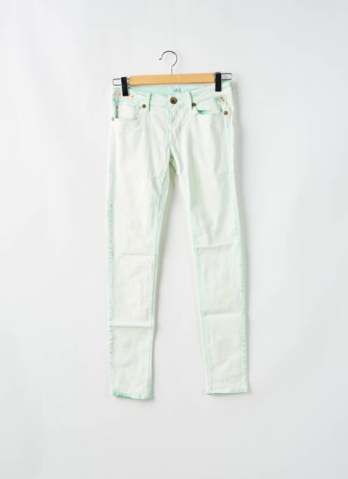 Blugi cu croială slim verde REPLAY femeie