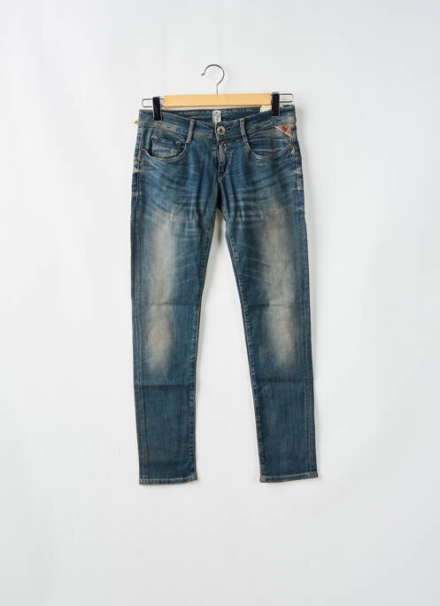 Blugi cu croială slim albastru REPLAY femeie