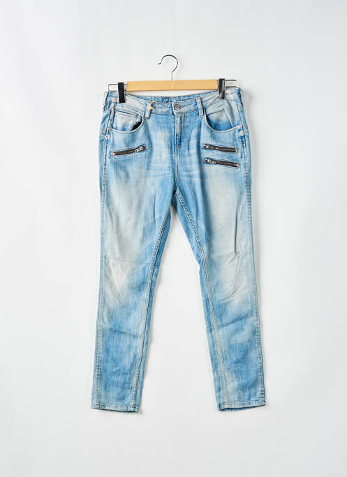 Blugi cu croială slim albastru SCHOOL RAG femeie