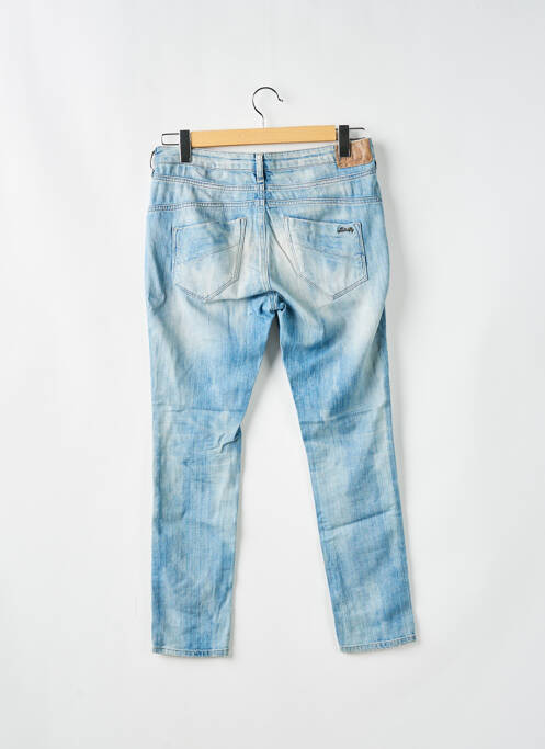 Blugi cu croială slim albastru SCHOOL RAG femeie