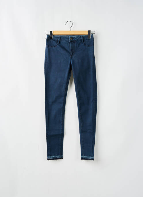 Blugi cu croială slim albastru TEDDY SMITH femeie