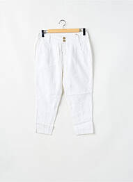 Pantalon 7/8 talie cu cleme mărime normală alb KAPORAL femeie