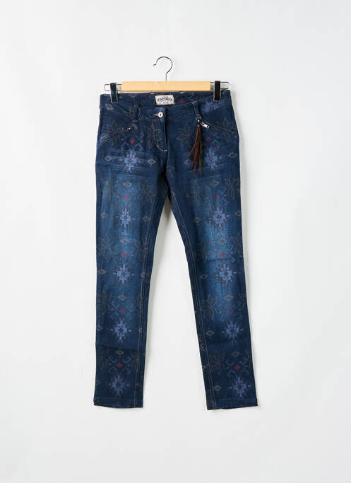 Blugi cu croială slim albastru KAPORAL femeie