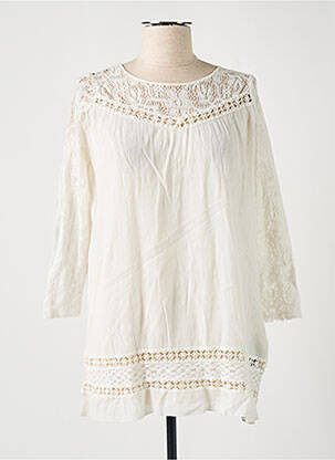 Tunică mâneci lungi alb FREEMAN T.PORTER femeie