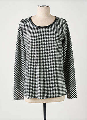Top elasticitate mâneci lungi negru MAISON SCOTCH femeie