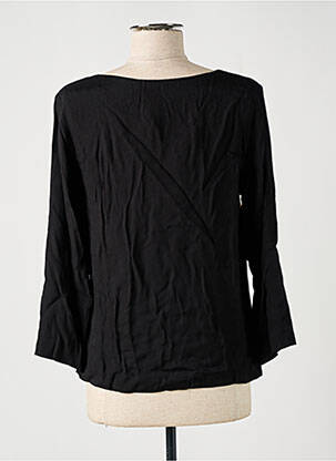 Bluză guler rotund mâneci 3/4 negru NICE THINGS femeie