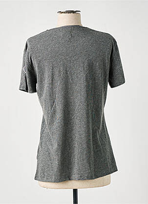 Tricou croială dreaptă mâneci scurte gri DN.SIXTY SEVEN femeie