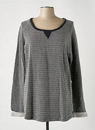 Top guler rotund mâneci lungi negru MAISON SCOTCH femme