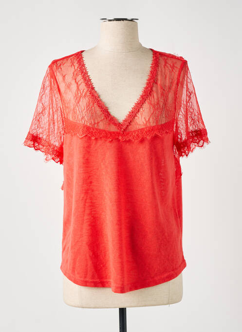 Top portocaliu GRACE & MILA femeie