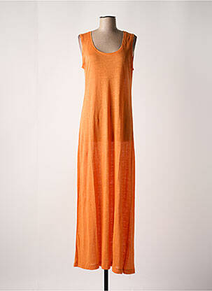 Rochie lungă portocaliu ATELIERS DE LA MAILLE femeie