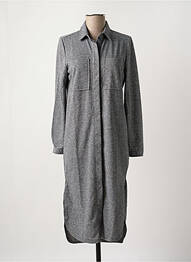Rochie midi mâneci lungi mâneci lungi gri MINIMUM femme