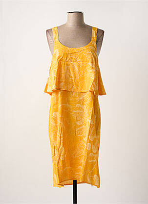 Rochie midi portocaliu ICHI femeie