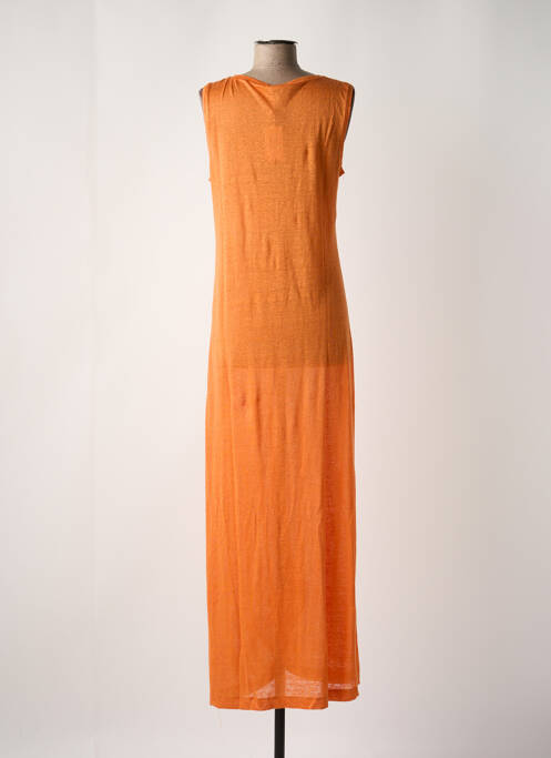 Rochie lungă portocaliu ATELIERS DE LA MAILLE femeie