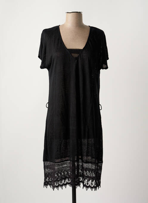 Rochie de plajă negru ATELIERS DE LA MAILLE femeie