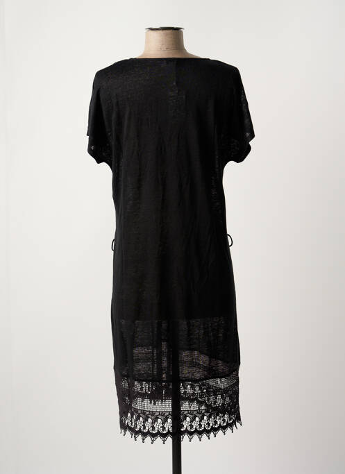 Rochie de plajă negru ATELIERS DE LA MAILLE femeie