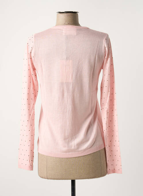 Vestă cu mâneci lungi roz SCHOOL RAG femeie