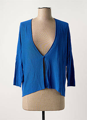 Vestă cu mâneci lungi albastru deschis LA FEE MARABOUTEE femeie