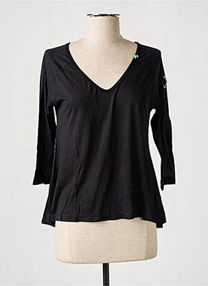 Tricou mâneci 3/4 mâneci 3/4 negru DN.SIXTY SEVEN femeie