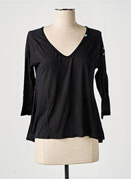 Tricou mâneci 3/4 mâneci 3/4 negru DN.SIXTY SEVEN femme