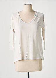 Tricou mâneci 3/4 mâneci 3/4 bej DN.SIXTY SEVEN femeie