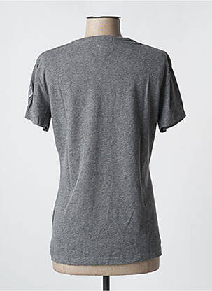 Tricou serigrafie mâneci scurte gri DN.SIXTY SEVEN femeie