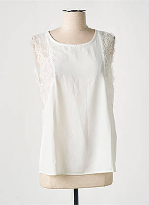 Top alb GRACE & MILA femeie