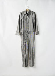 Salopetă-pantalon buzunare mâneci lungi gri SCHOOL RAG femeie