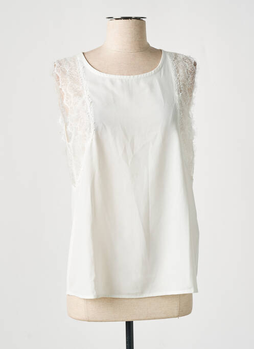 Top alb GRACE & MILA femeie