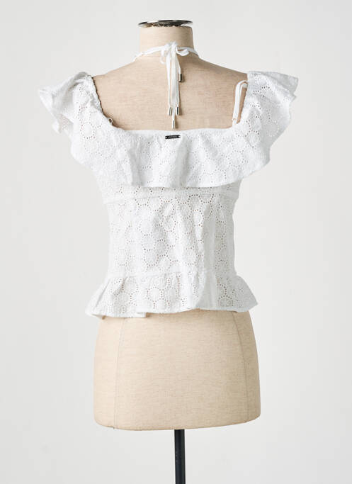 Top alb GUESS femeie