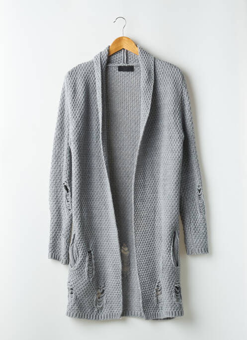 Vestă cu mâneci lungi gri SALAZAR femeie