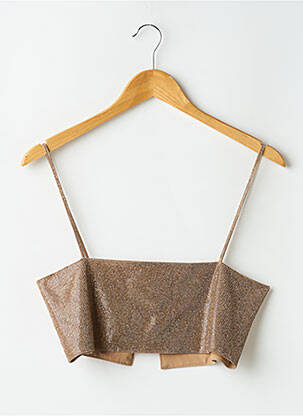 Top auriu ZARA femeie