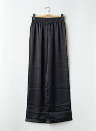 Pantalon larg mărime normală mărime normală negru SANS MARQUE femme