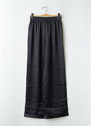 Pantalon larg negru SANS MARQUE femeie