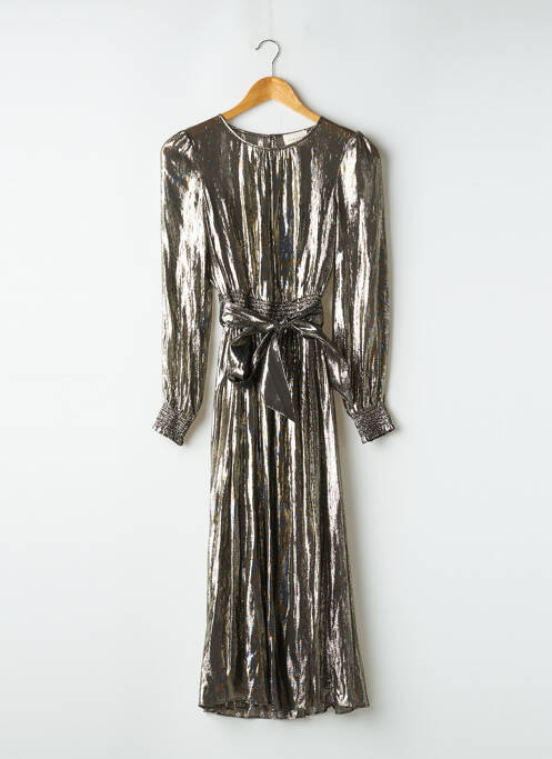 Rochie midi auriu SÉZANE femeie