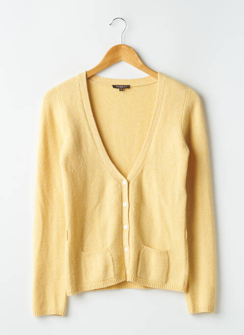 Vestă cu mâneci lungi galben SANDRO femeie