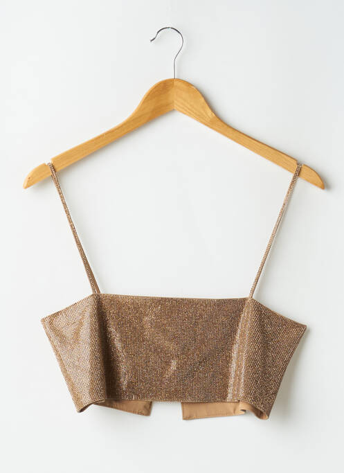 Top auriu ZARA femeie