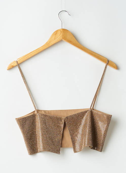 Top auriu ZARA femeie