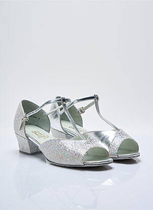 Sandale/Pantofi decupați argintiu ROCH VALLEY femeie