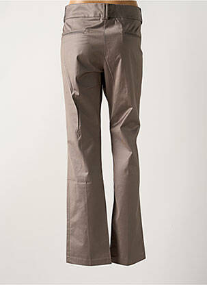 Pantalon drept talie cu cleme talie joasă gri LOLA femeie