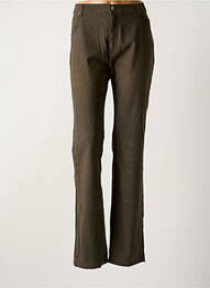 Pantalon slim elasticitate mărime normală verde IMPAQT femme