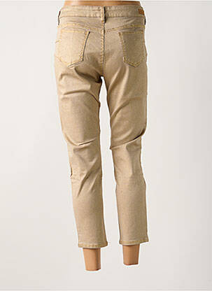 Pantalon 7/8 elasticitate mărime normală auriu MAYJUNE femeie