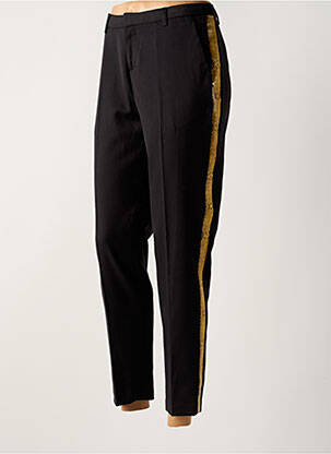 Pantalon 7/8 elasticitate talie joasă negru MAISON SCOTCH femeie