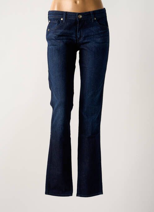 Blugi cu croială slim albastru purple and pink femeie