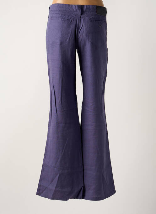 Pantalon evazat violet ARMANI femeie