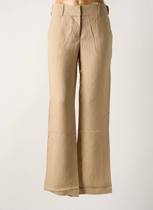Pantalon drept bej LOLA femeie