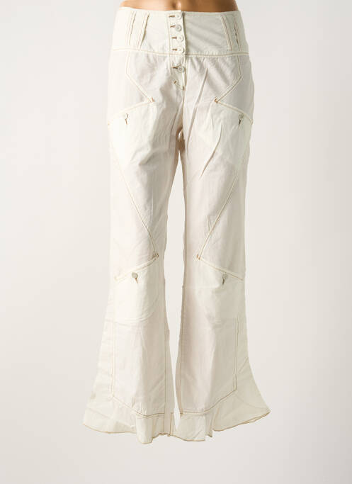 Pantalon evazat bej ICONOCLAST femeie