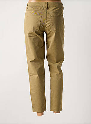 Pantalon 7/8 țesătură poplin mărime normală bej SET femeie