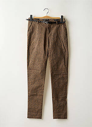 Pantalon chino talie joasă talie joasă maro MAISON SCOTCH femeie
